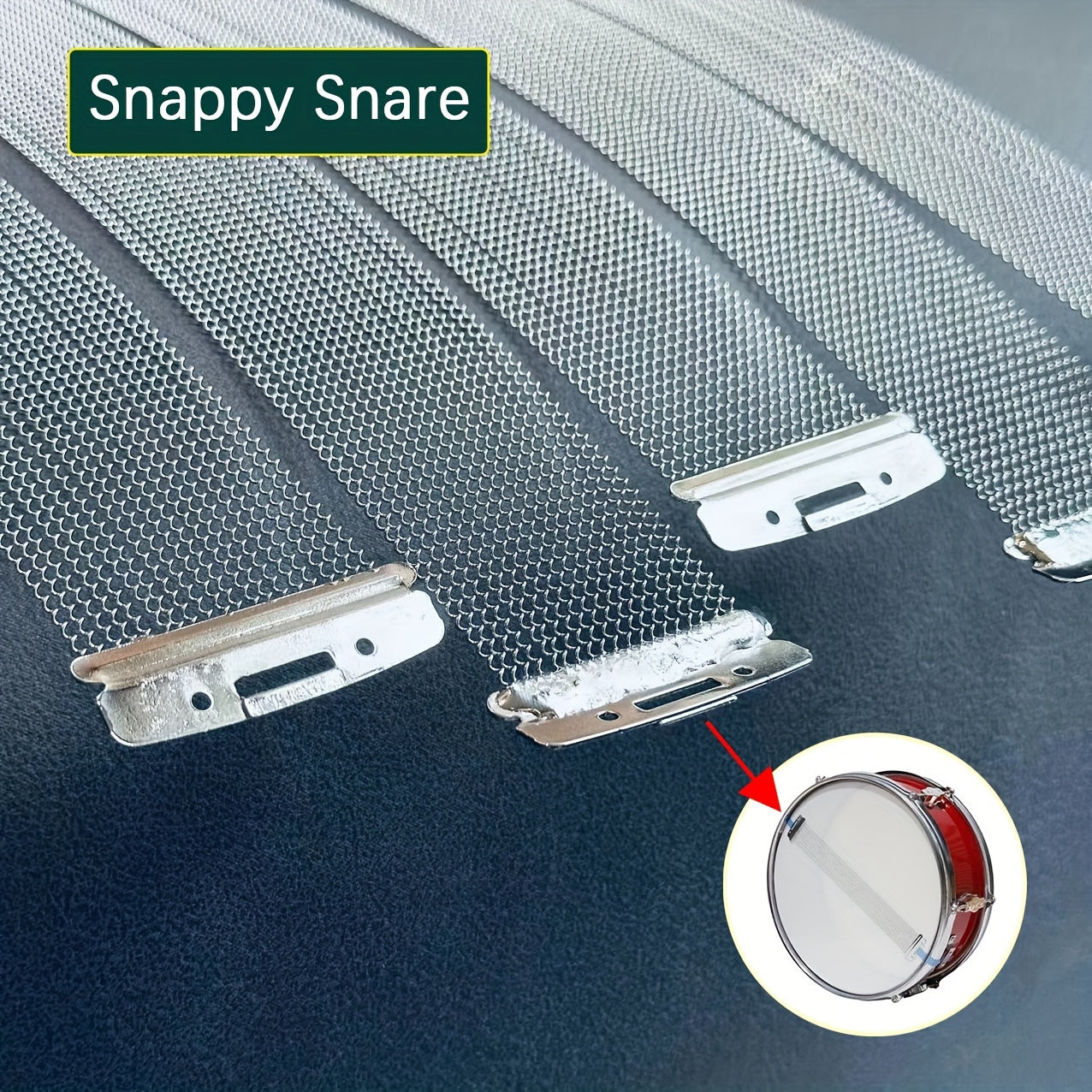 14 dyuymli snare va cajon barabanlari uchun 20 ta ipli po'lat snare baraban simi