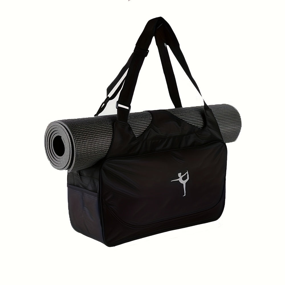 Bolsa de deporte de nylon grande capacidad, ligera, para gimnasio, yoga, fitness, danza y gimnasia