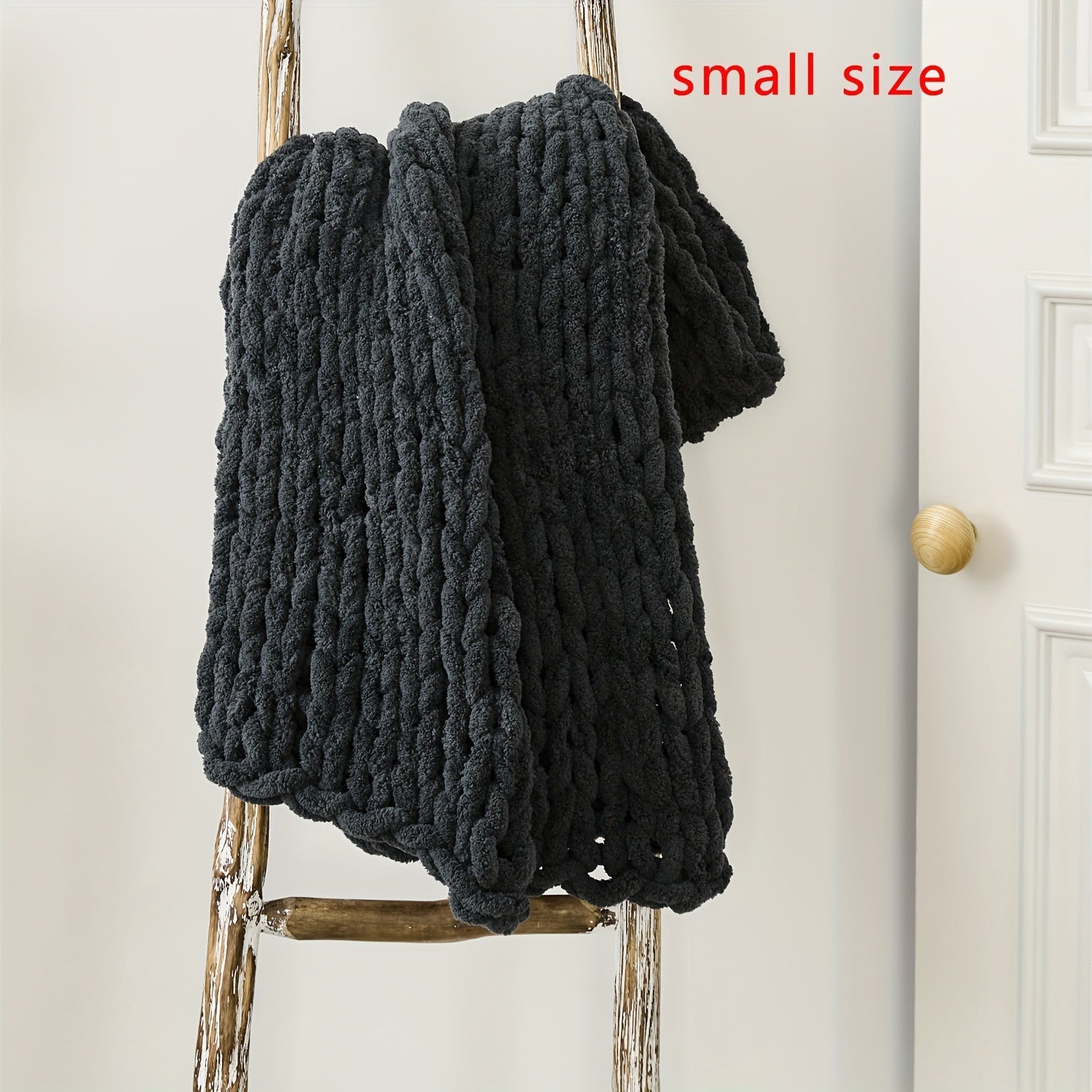 Ручная работа: плед из шенилла, мягкий и уютный, толстый вязаный плед для дивана, офиса, кровати, кемпинга или путешествий. Идеальный подарок на день рождения, Рождество или праздник для мальчиков, девочек и взрослых. Добавляет уют в любой интерьер.