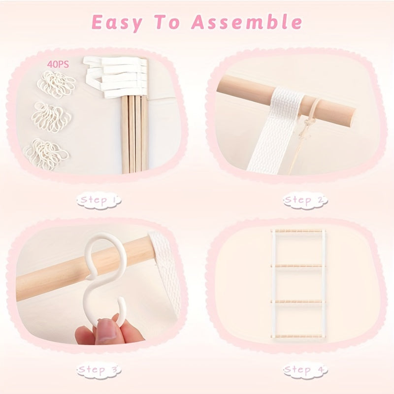 Держите аксессуары для волос в порядке с этим милым настенным держателем для повязок, идеально подходящим для подарка на Рождество, Хэллоуин или День благодарения.