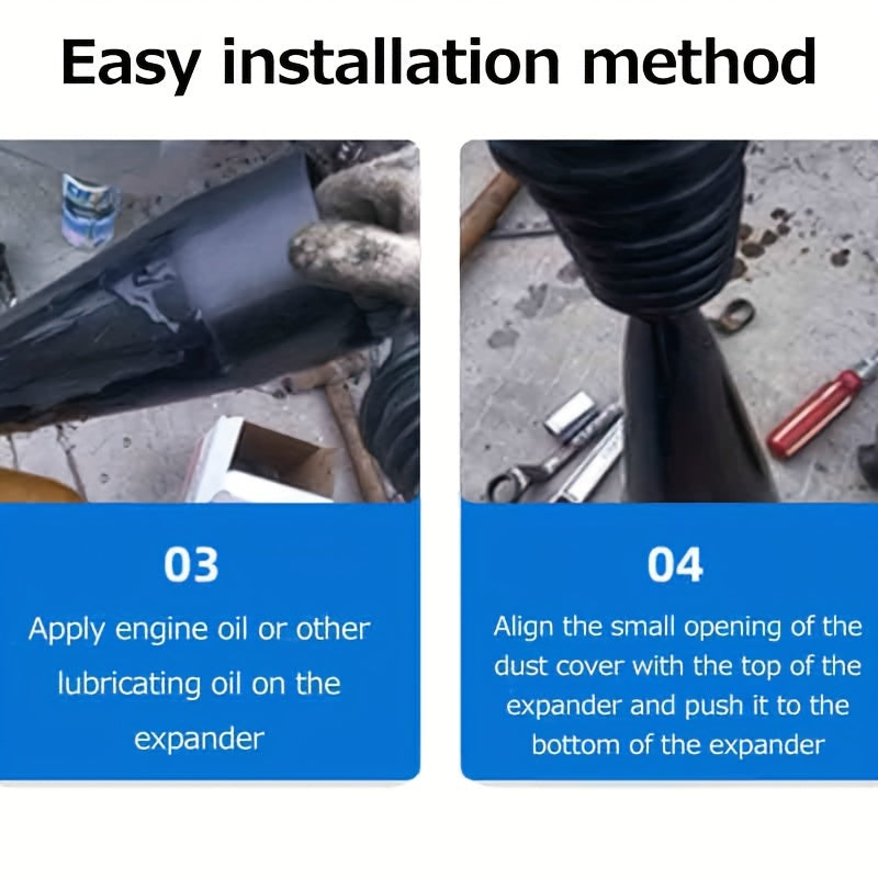 Universal Fit 2PCS Silicone CV Joint Boot Kits Car Drive Shaft Dustproof Covers