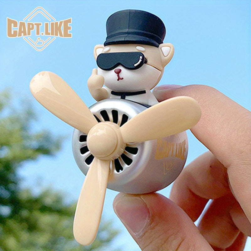 It yuragi uchun avtomobil havo tozalovchi havo ventilatsiya klipi, chiroyli multfilm it, ichki bezak