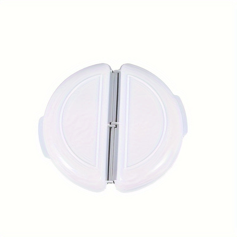 Microwave Egg Cooker Foldable Steamed and Fried Eggs Food-Safe Plastic White