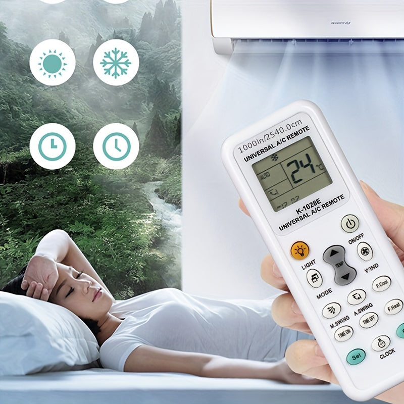 Universal Air Conditioning Remote Control 1000 in 1 K-1028E English Version Plastic