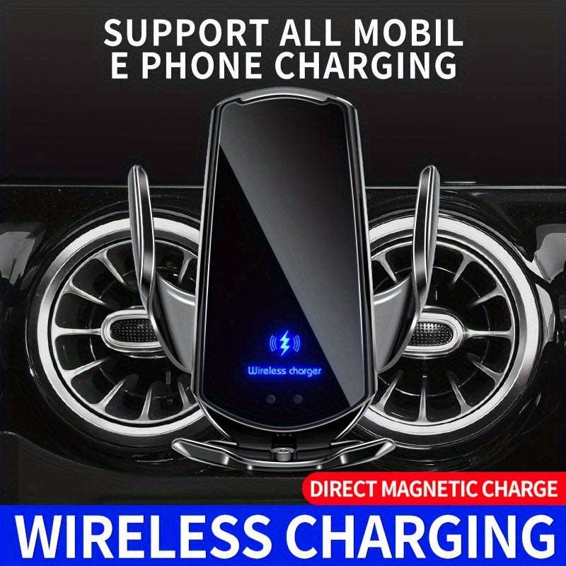 Wireless Car Charger Magnetic Auto Phone Mount Fast Charging for iPhone Samsung Xiaomi