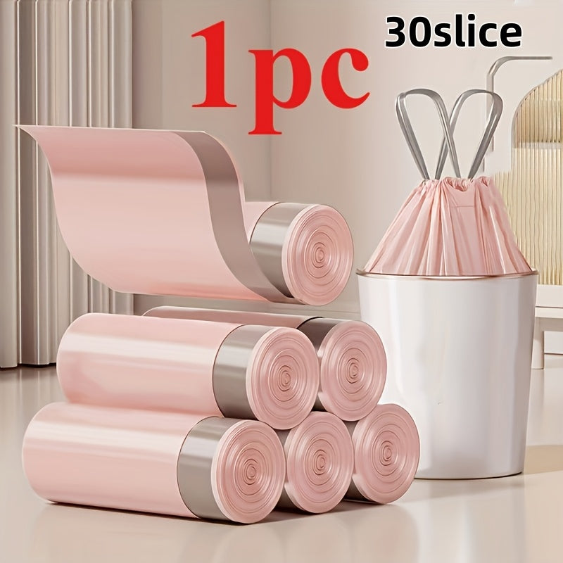 Extra Thick Durable Polyethylene Trash Bags 30 50 100 Pack for Kitchen Bathroom Bedroom