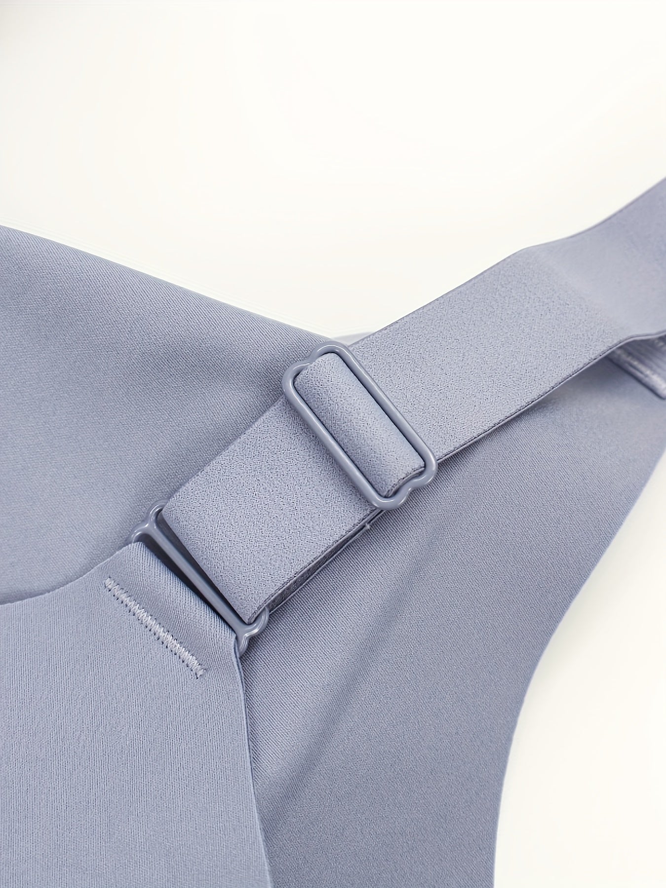 Sujetador sin costuras para mujer talla plus con relleno ligero, cobertura total, color sólido, nylon y spandex