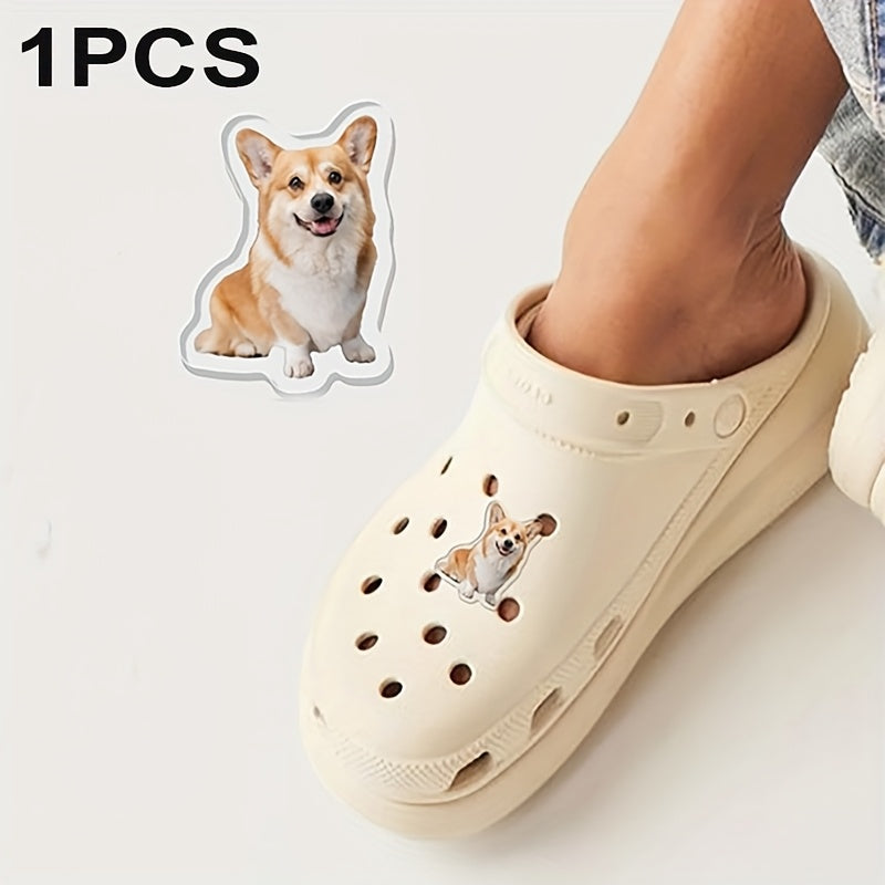 Personalized Acrylic Shoe Charms Custom Photo Shoe Accessories for Kids Adults