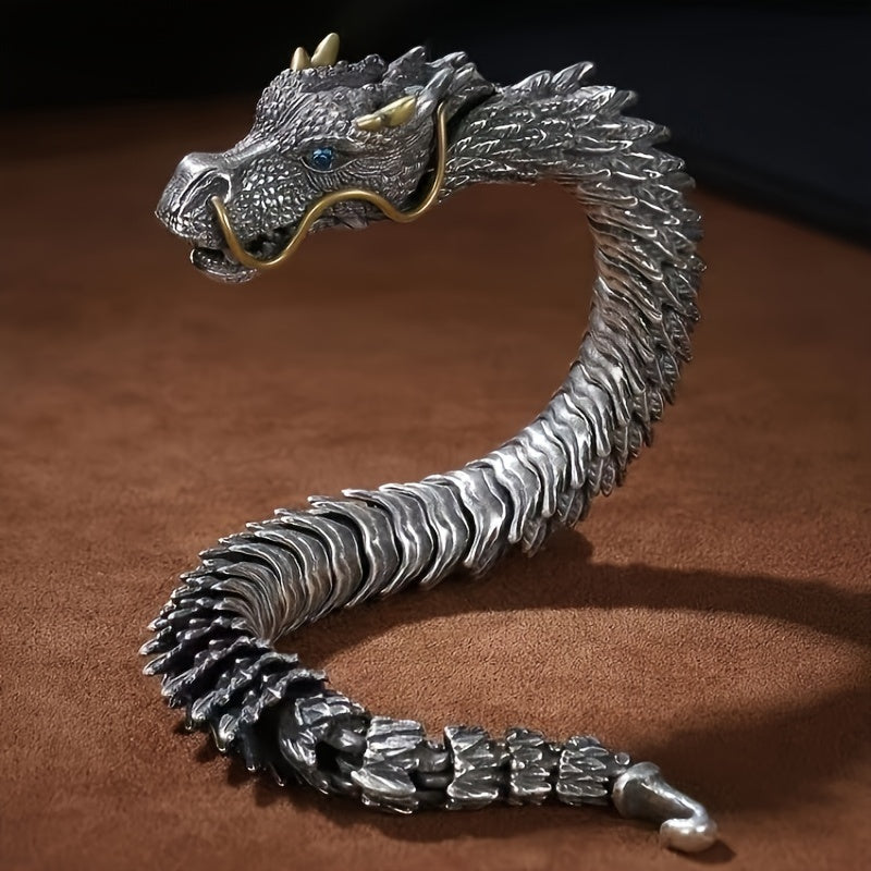 Men's Retro Dragon Head Bracelet Trendy Jewelry Gift for Men