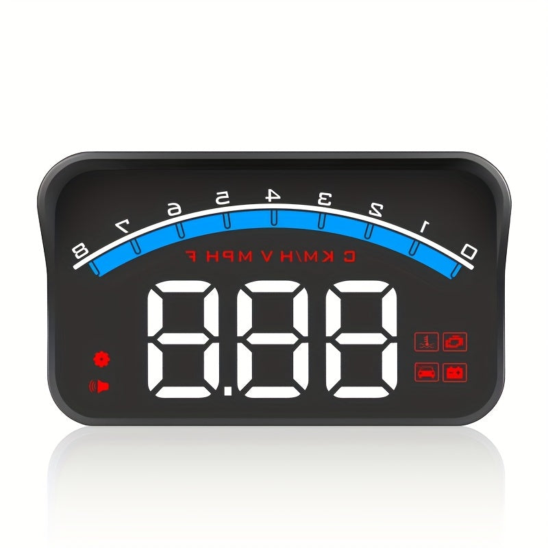 OBD2 Car Head-Up Display Speedometer with Alarm for Vehicles
