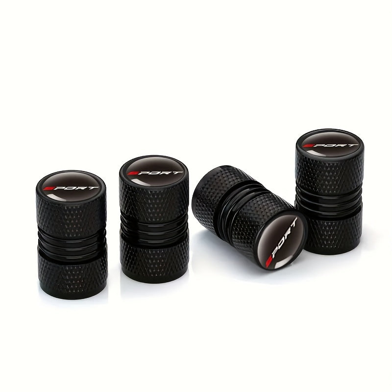 4 Pieces Aluminum Car Tire Valve Covers Chrome Plated Durable Stylish Auto Motorcycle Truck Accessories