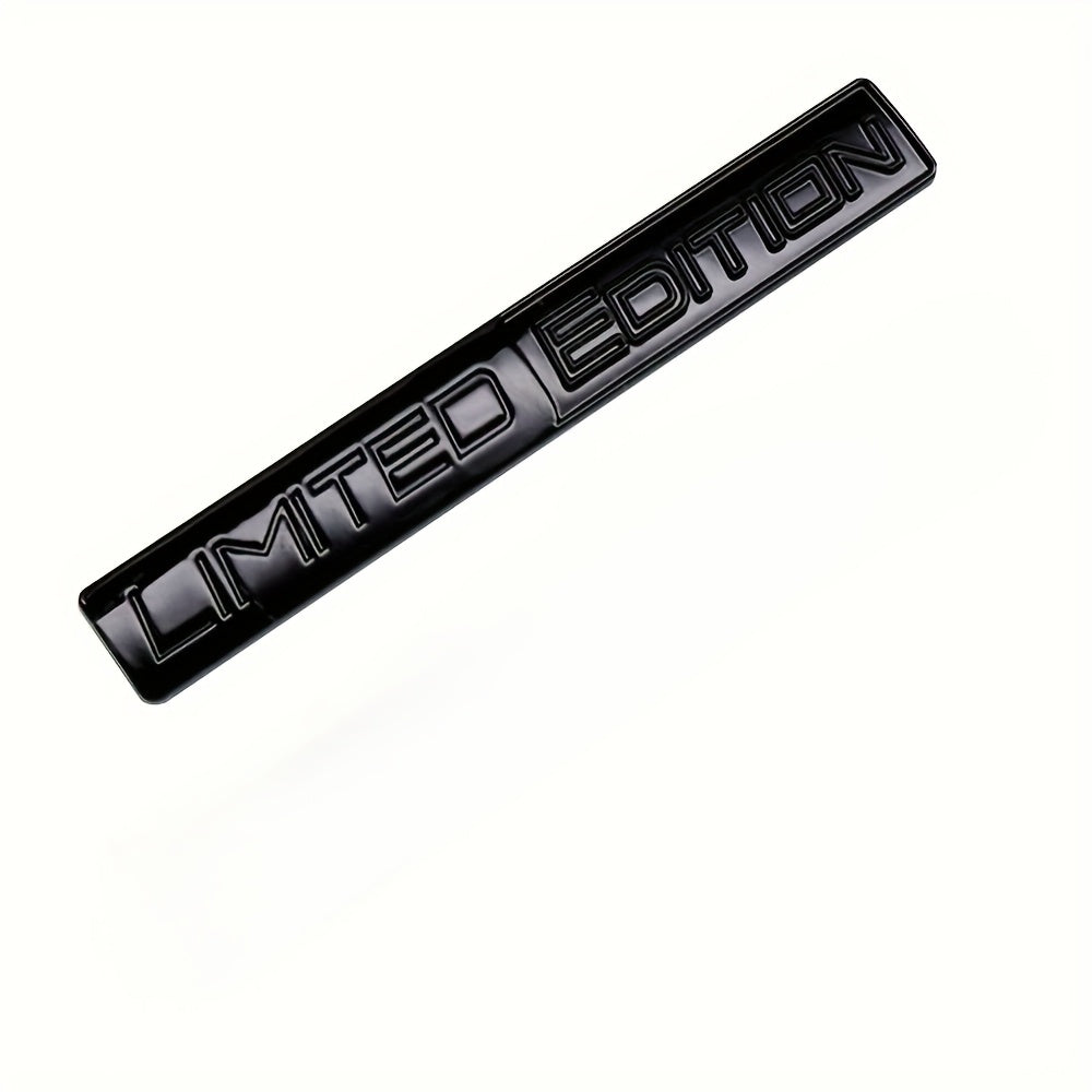 3D Limited Edition Aluminum Emblem Sticker Car Decal Black Blue Red White