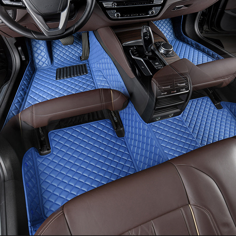 Faux Leather Rear Cargo Mat Waterproof Dirt-Resistant Car Trunk Liner