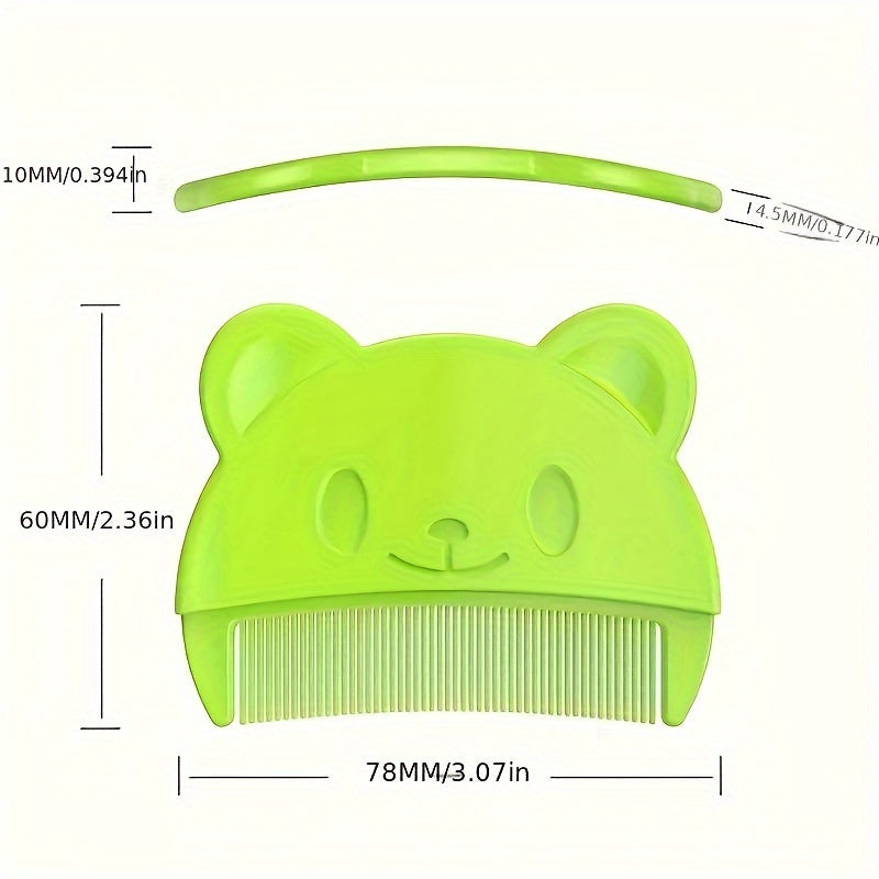 Baby Grooming Set for Newborns Silicone Shampoo Brush and Gentle Comb for Ages 0-3