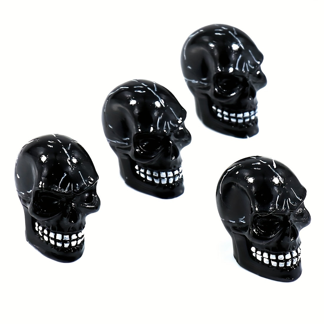 4 dona Oʻlik bosh tishli shlangi ventili qopqogʻi universal moslik avtomobil, yuk mashinasi, mototsikl, velosiped