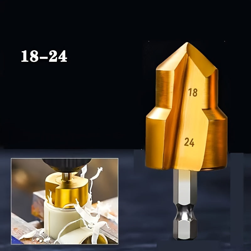 High-Speed Steel Pipe Expansion Drill Bit Set for Water Pipe Repair 20mm 25mm 32mm