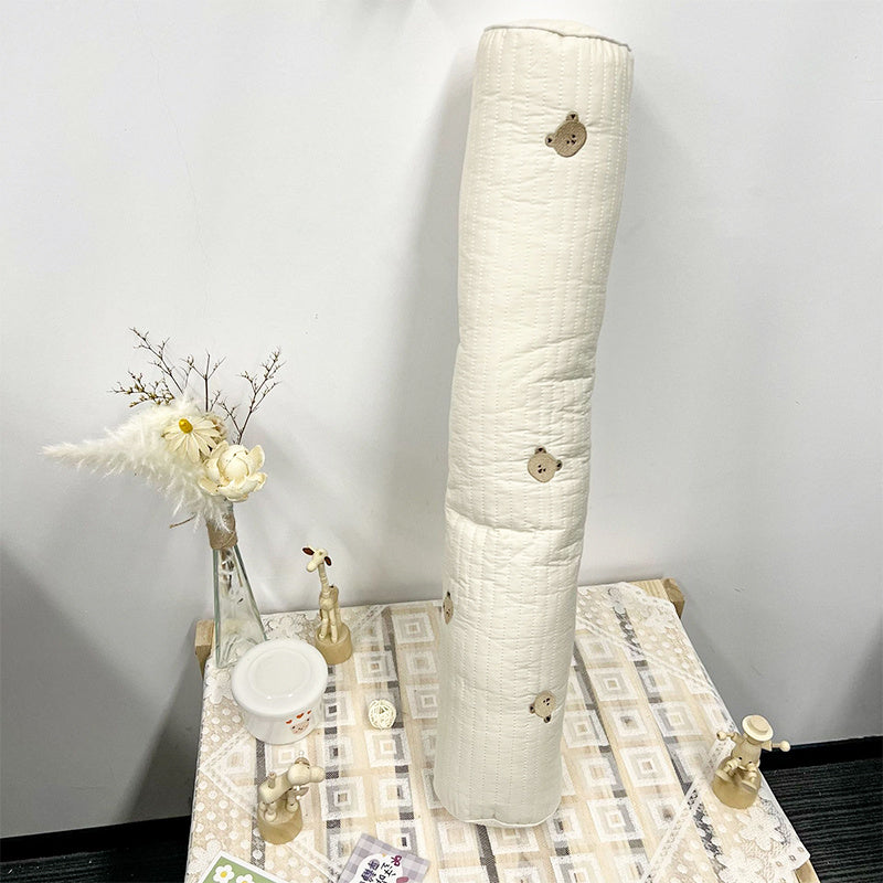 Embroidered Quilted Kissing Pillow Bedside Safety Charm Decorative Pillow for Christmas or Halloween