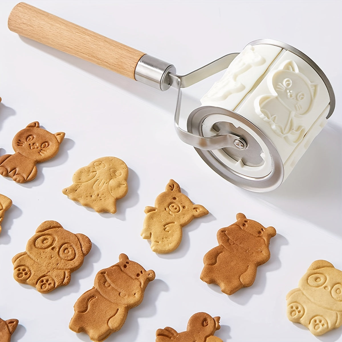 DIY Cartoon Cookie and Cake Stamp Set Baking Molds for Cookies and Sweets