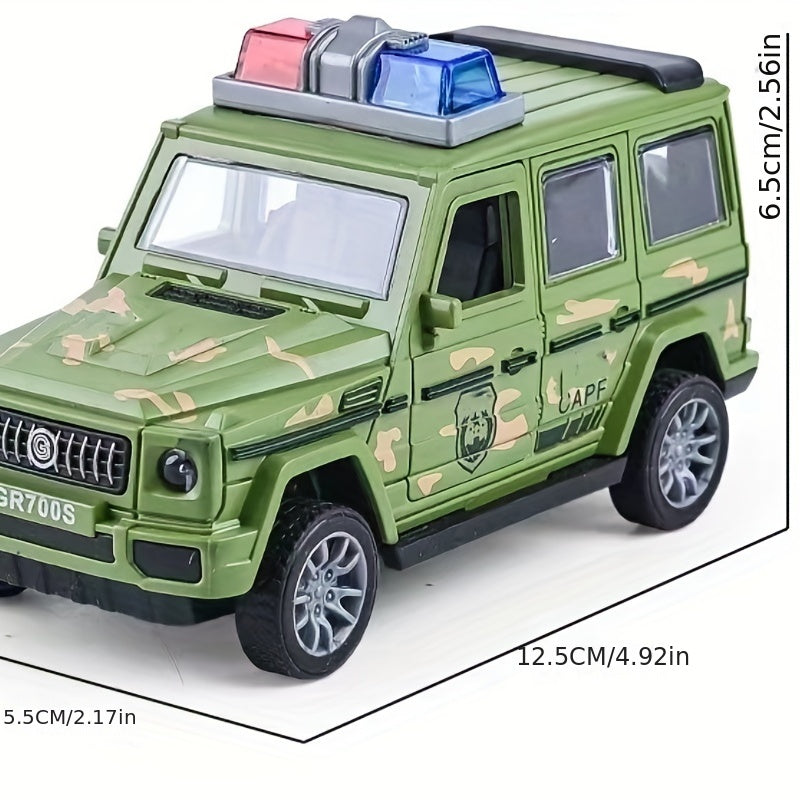 Durable Openable Door Toy Cars for Kids Age 3 Plus Police Fire Off-Road Vehicles