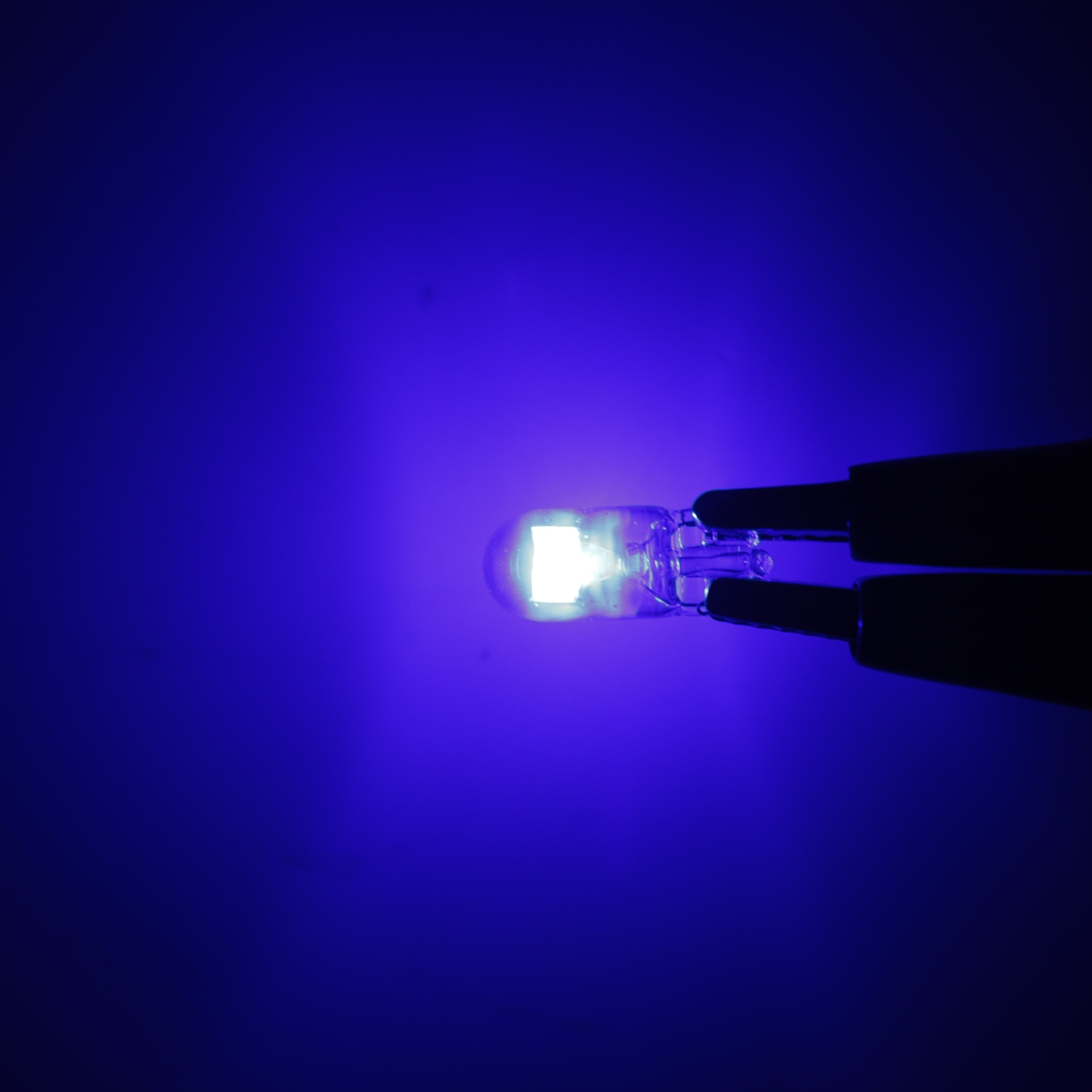 2-Pack W5W T10 COB LED Car Bulbs Bright White for Interior Dome