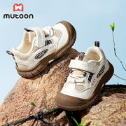 Kids All-Season Breathable Shock-Absorbing Trail Sneakers with Rubber Sole