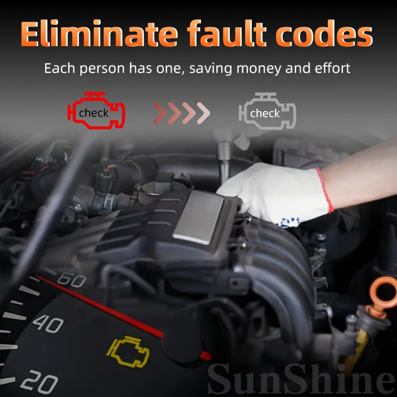 Wireless OBD2 Scanner for Cars with Full Data Analysis and Emissions Testing for Android and iOS