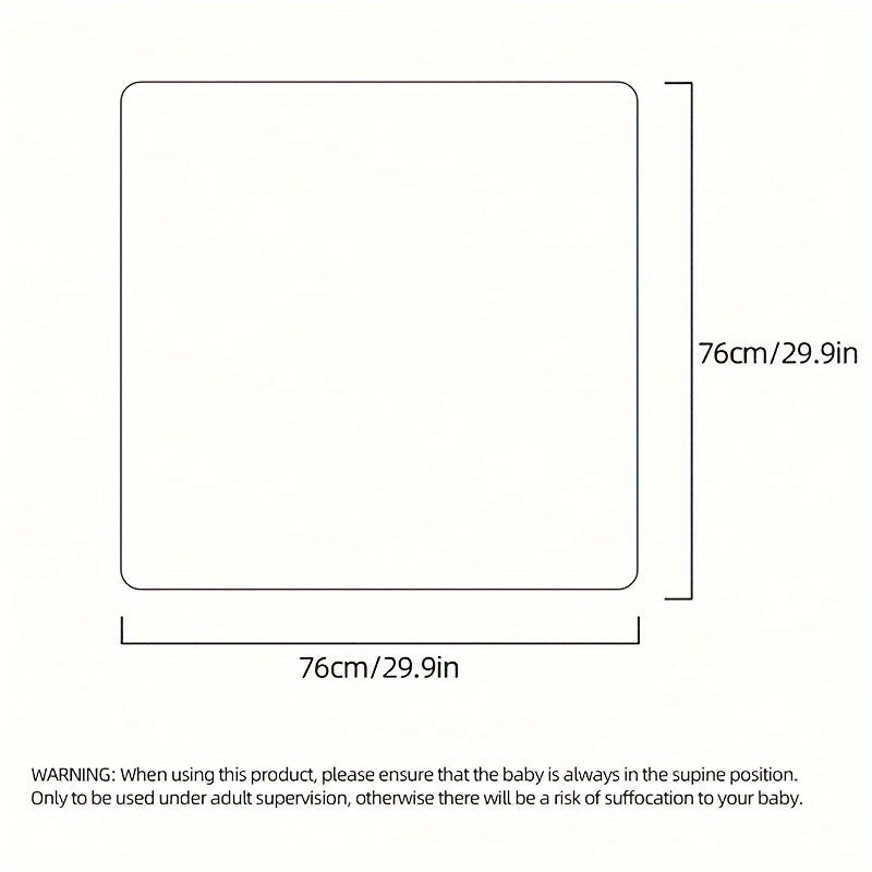 Set of Four Soft Flannel Swaddle Blankets for Babies in Assorted Colors