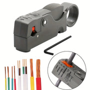 Multifunctional Wire Stripper and Crimping Tool with Plastic Handle