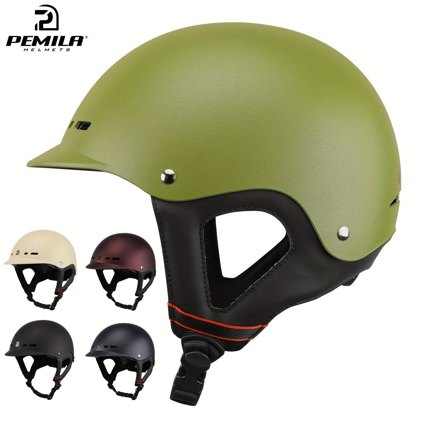 Adult Cycling Helmet Half Shell ABS Adjustable Chin Strap Unisex Road Mountain