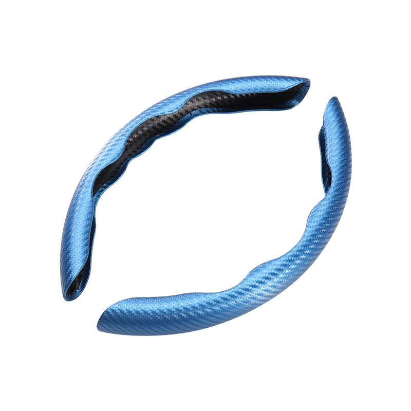 Avtomobilingizning ko'rinishini universal anti-slip karbon tolali rul qopqog'i bilan yaxshilang!