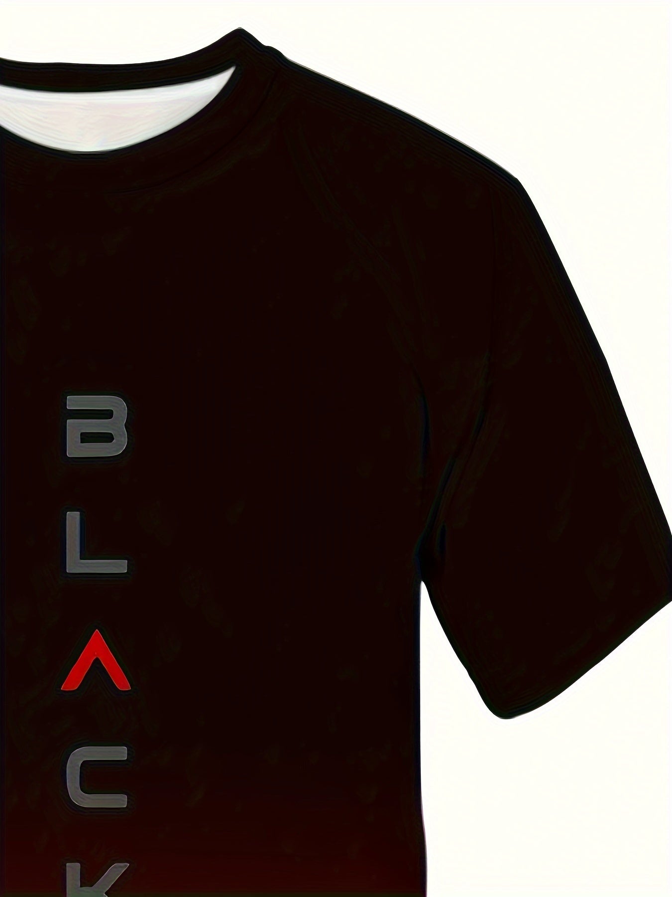 Мужская градиентная черная футболка с графическим принтом, короткий рукав, круглый вырез, полиэстер, эластичный, повседневная, спортивная, уличная одежда