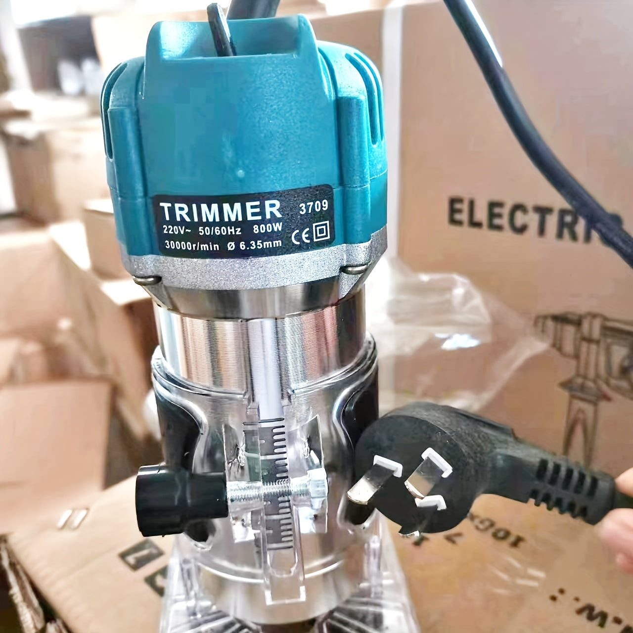 220V Electric Woodworking Router for Carving and Slot Cutting Australian Plug