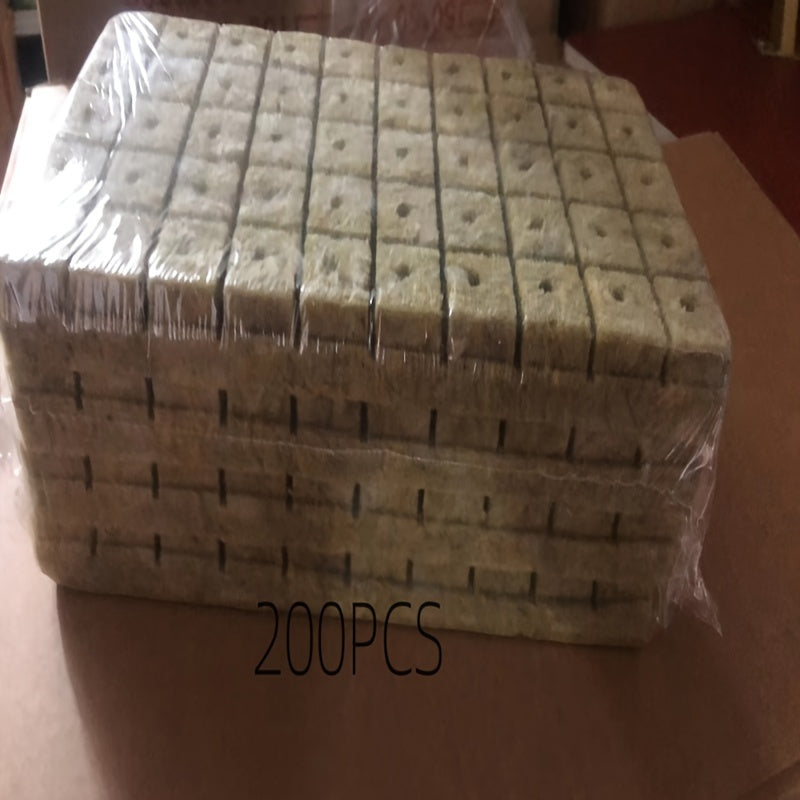 Mini Compressed Hydroponic Rock Cubes for Seed Germination and Plant Growth