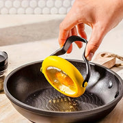 2-Piece Non-Stick Egg Rings with Flip Handle for Breakfast Cooking
