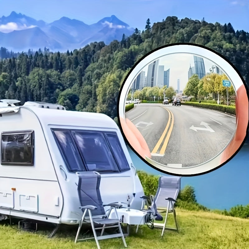 Car Safety Accessories 2pcs 360° Rotatable Blind Spot Mirrors for Vehicles