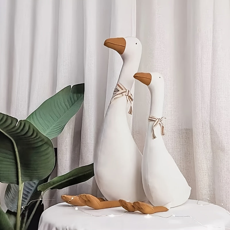 Cute Cartoon Big Goose Plush Doll for Kids Nursery Room Decor