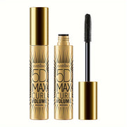 Ayollar uchun suv o'tkazmaydigan burish mascara, ikki qismli, uzoq davom etadigan qora