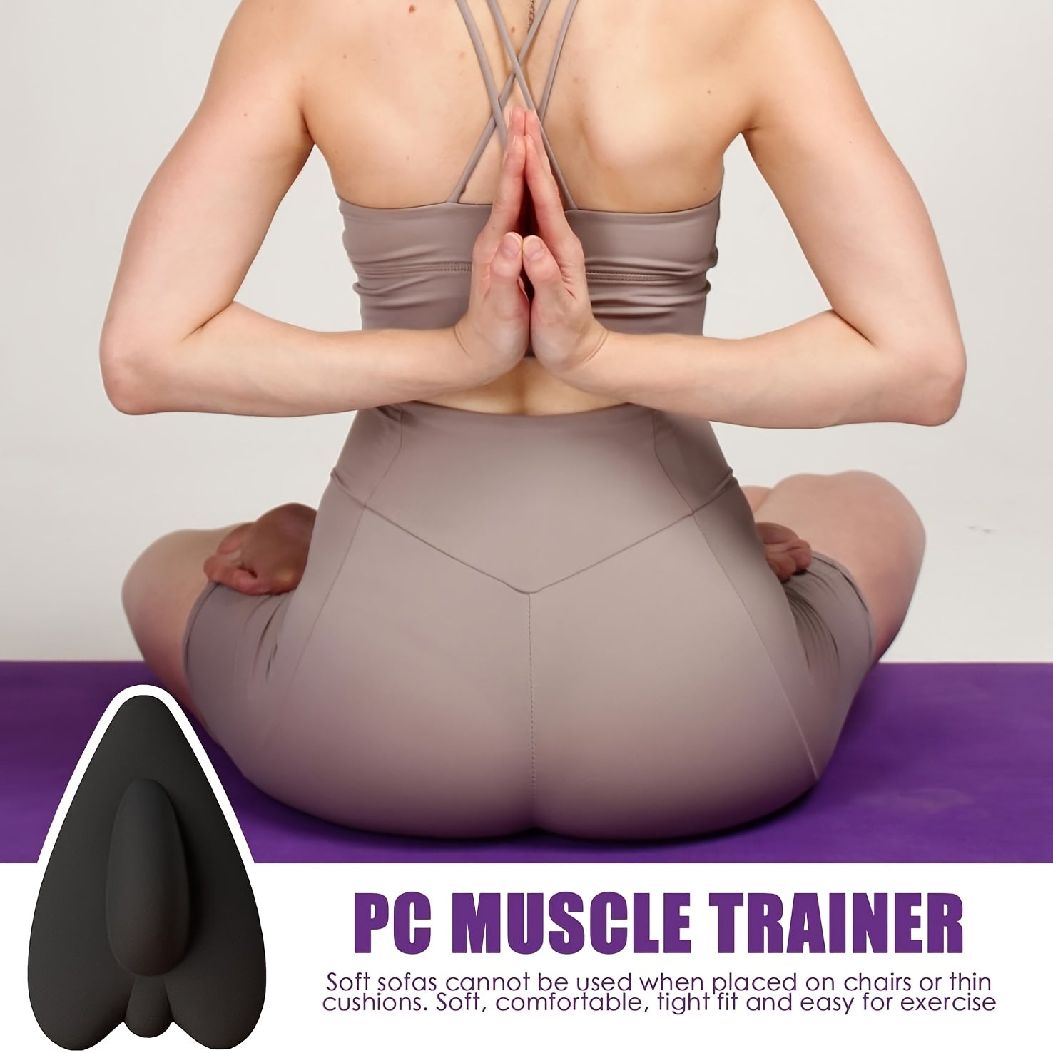 Pelvic Floor Trainer Cushion for Rehabilitation and Home Fitness Rubber Material