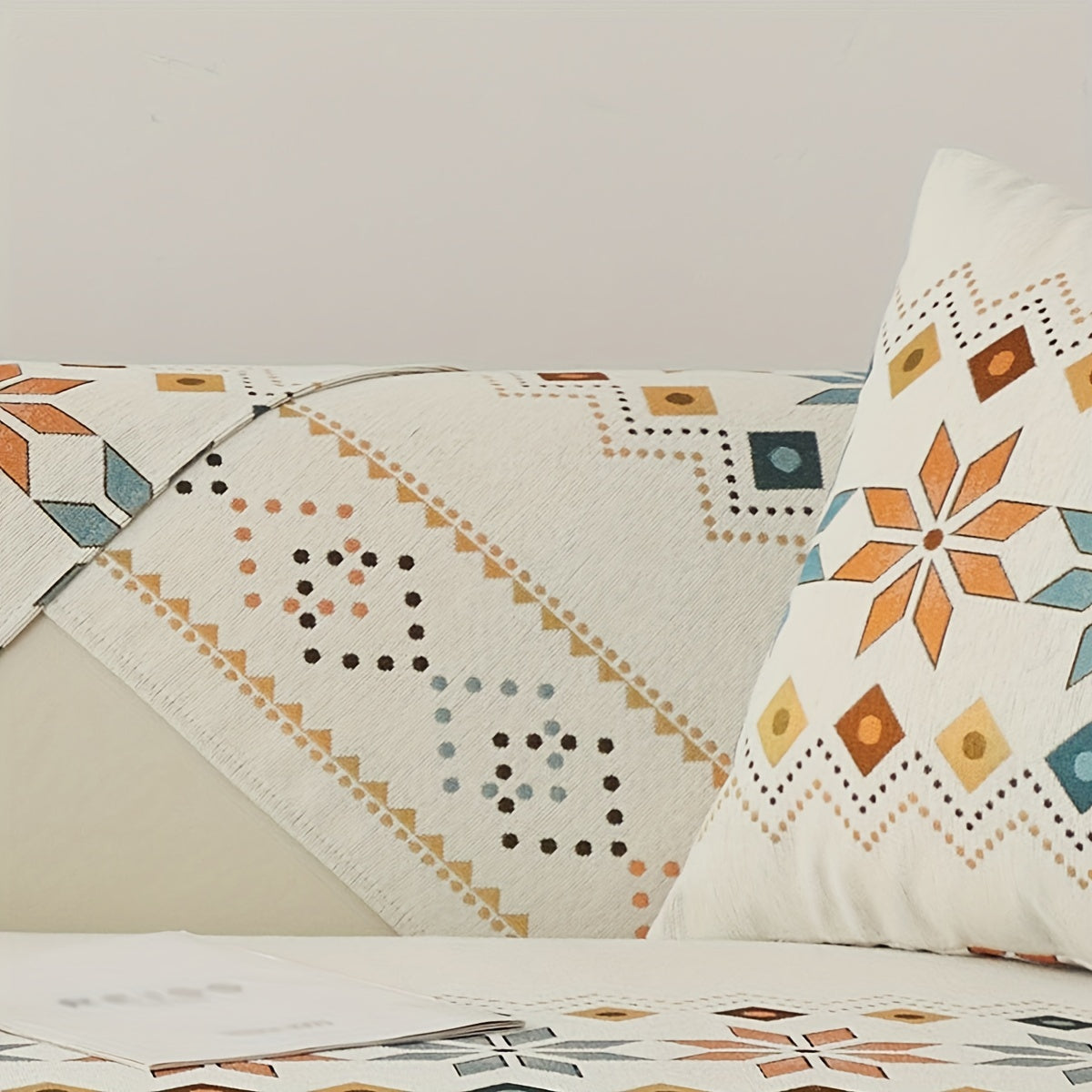 Chenille Sofa Slipcover Protects Furniture for Home and Office Decor