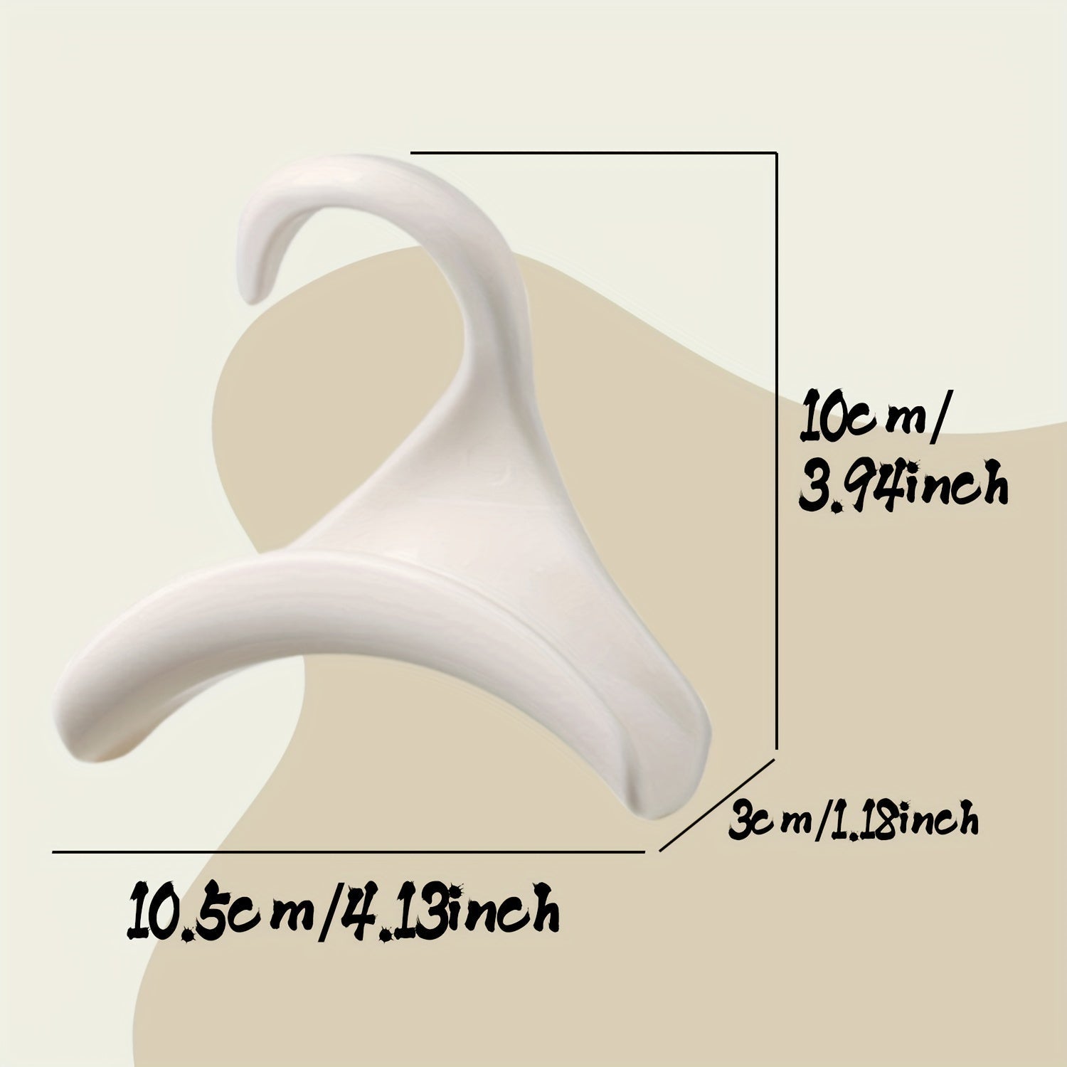 Paquete de 10 ganchos para bolsos en blanco y negro, resistentes, para bolsas grandes y organización