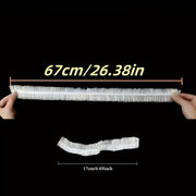 15 ta bir martalik PVC changdan himoya qopqog'i, mikroto'lqinli pechka, guruch pishirgich va changyutgich kabi kichik maishiy texnika uchun, uy oshxonasini tozalash va tartibga solish uchun.