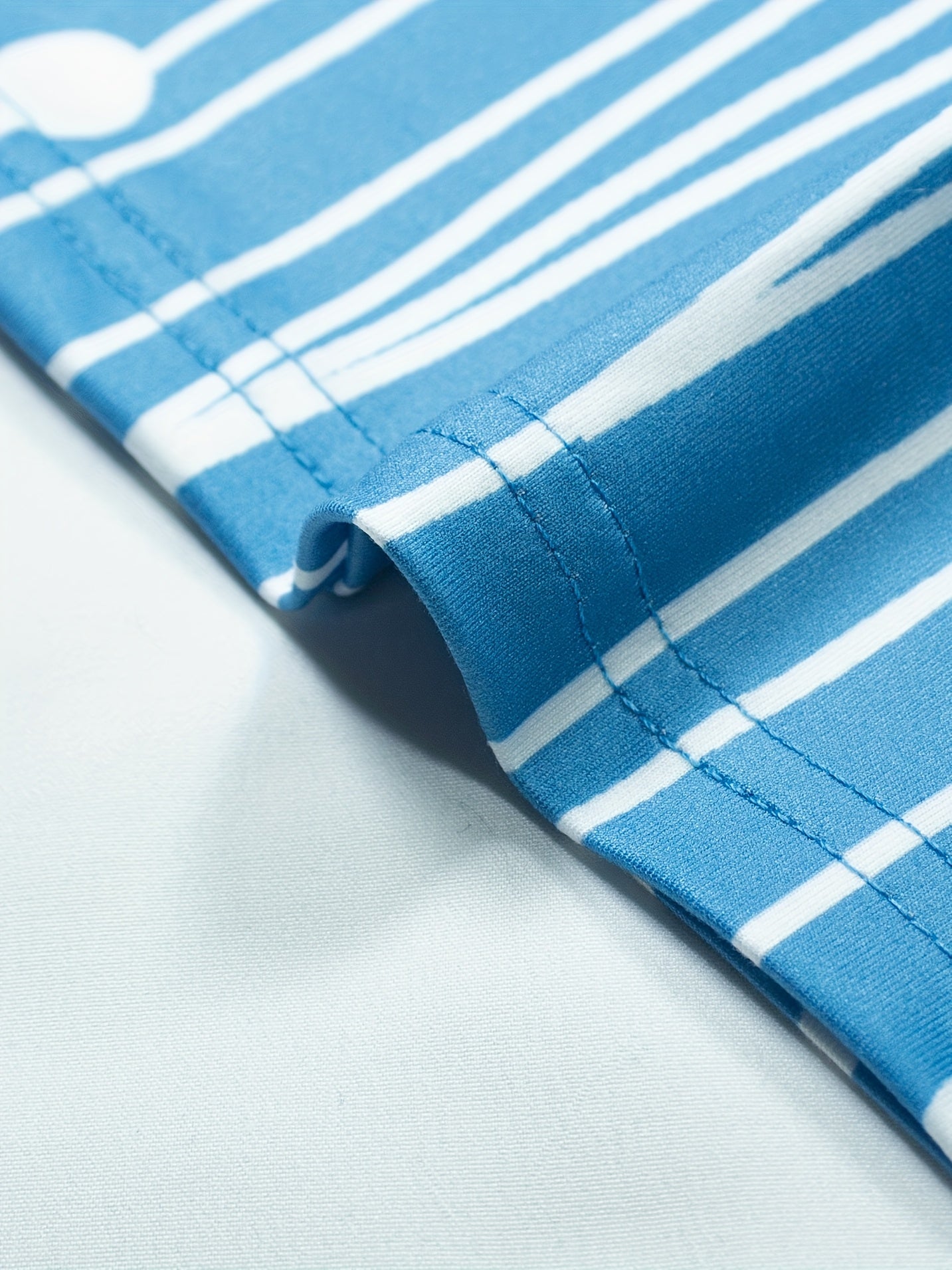 Plus Size Women's Blue V-Neck Sleeveless Jumpsuit Summer Beachwear