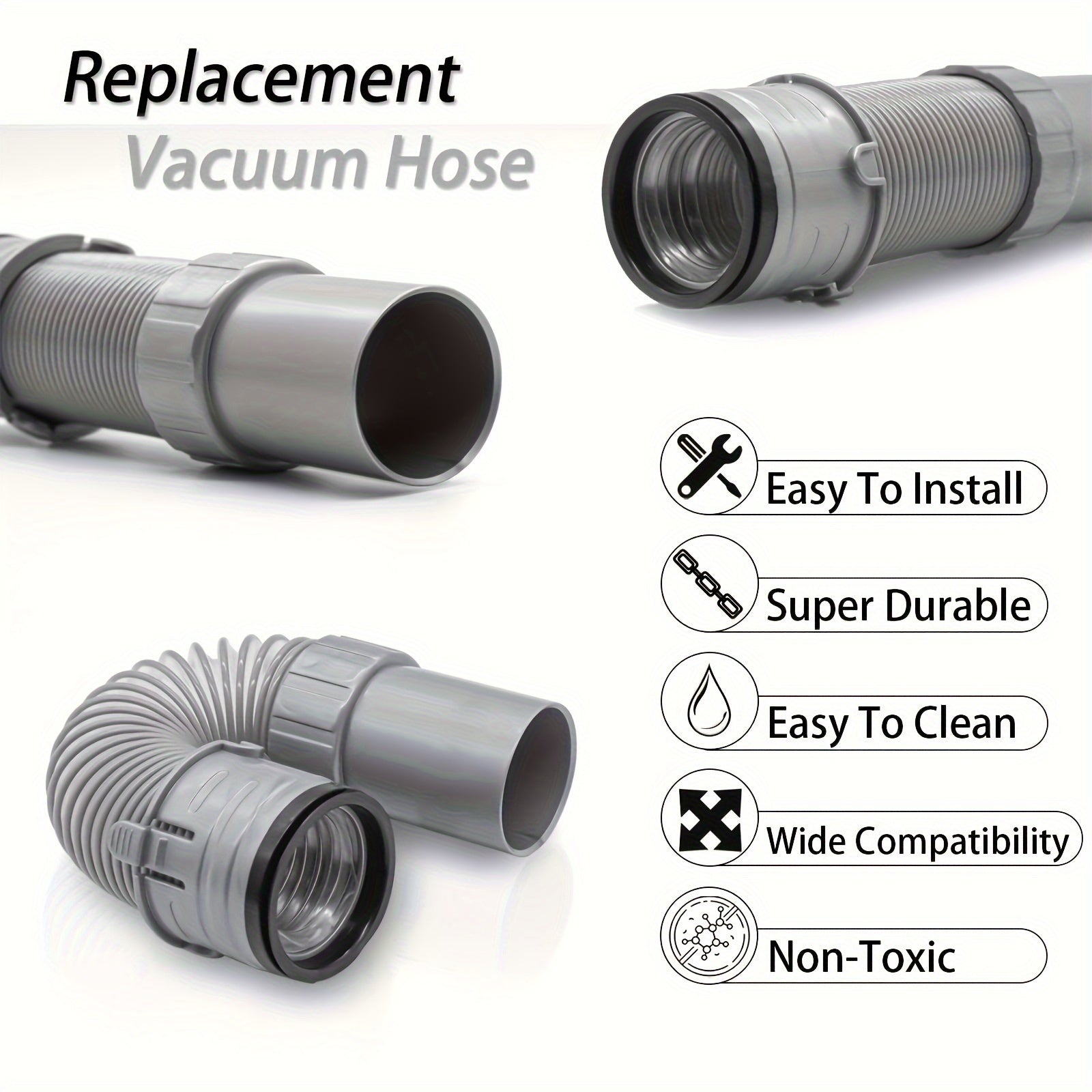 Replacement Vacuum Hose for Lift-Away Models NV350 NV351 NV352 Durable Plastic