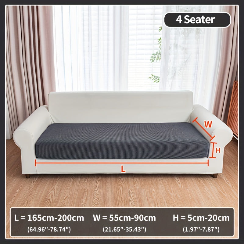 Эластичный чехол на диван, цельный, противоскользящий, подходит для всех сезонов, современный дизайн для гостиной, офиса, декора
