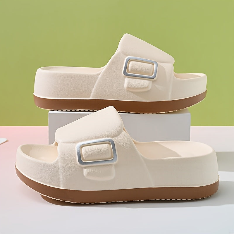 Women Cloud EVA Slippers Summer Casual Open-Toed Indoor Outdoor