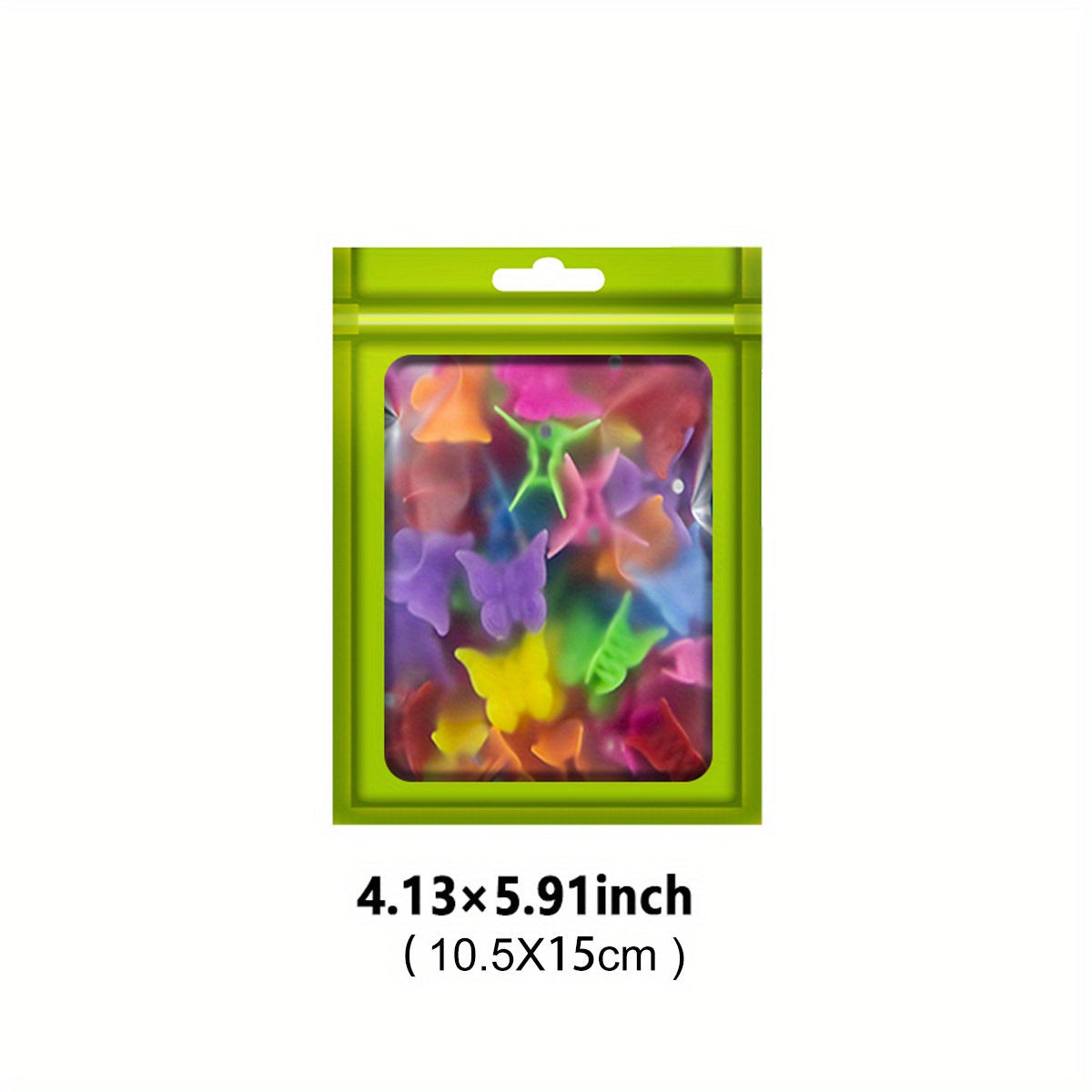 100 шт. голографических многоразовых герметичных пакетов для хранения продуктов с алюминиевой фольгой