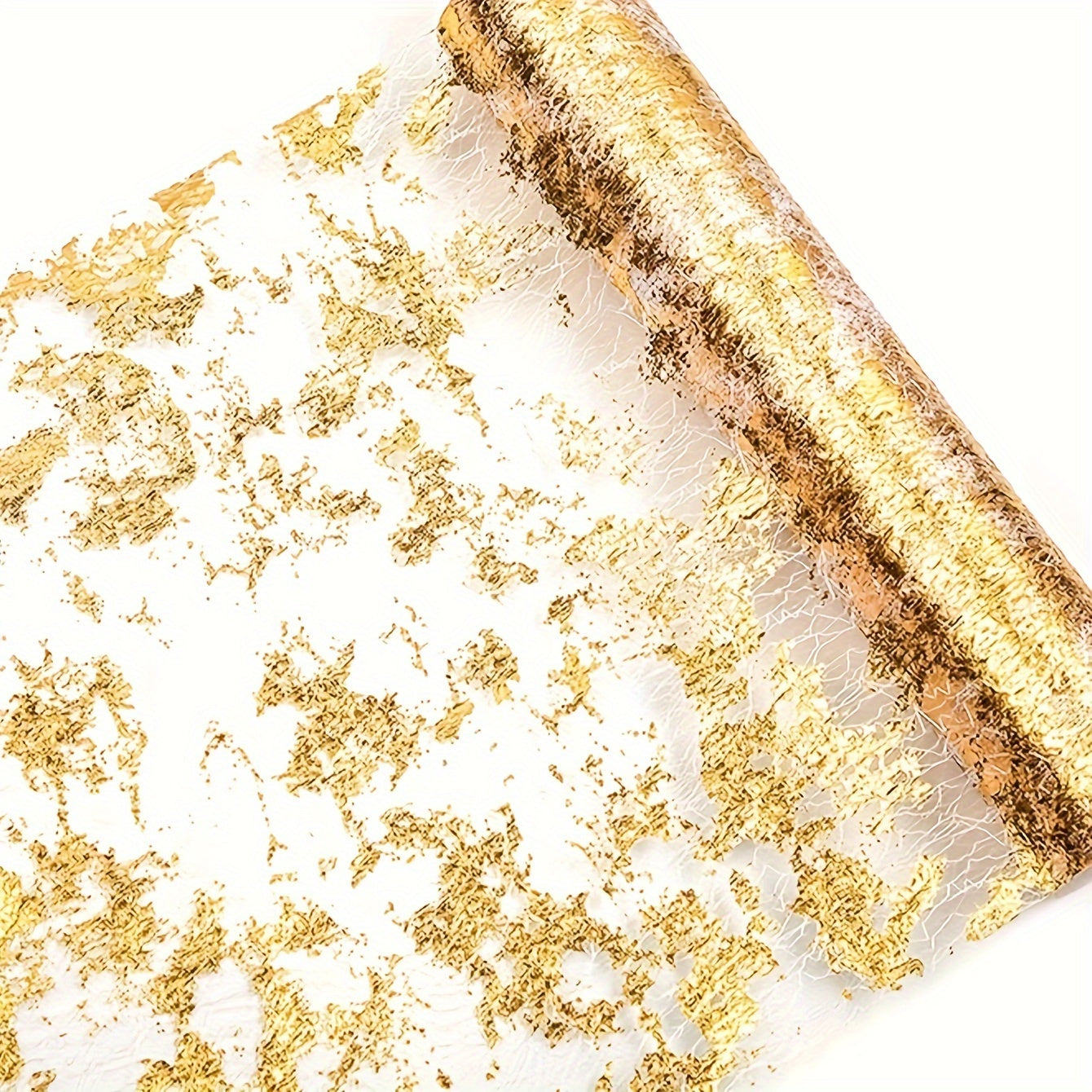 Foil Mesh Table Banner Roll for Party and Wedding Decorations