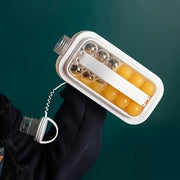 Foldable Ice Water Bottle, Large Capacity Ice Mug, Suitable for Home and Outdoors