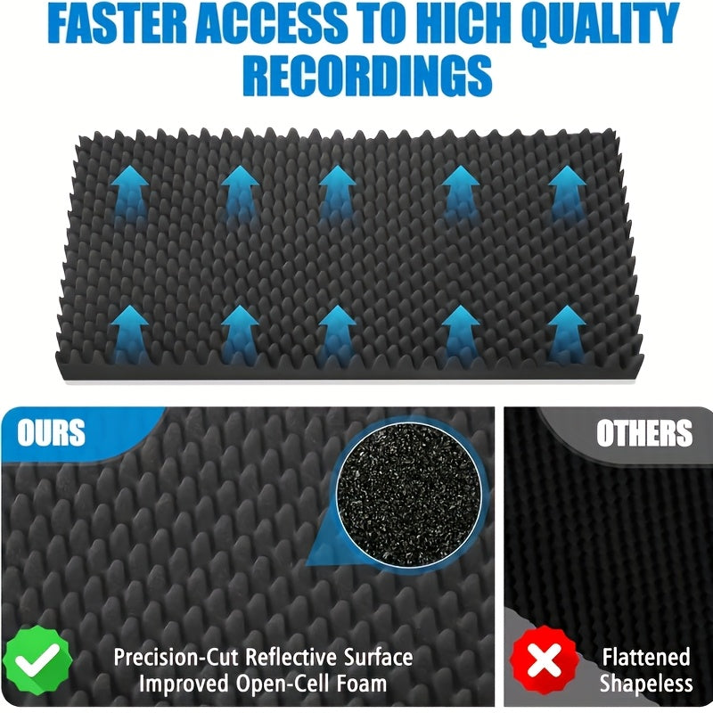 High-Density Black Foam Insulation Roll 50.04cm x 2.01cm x 152.4cm Waterproof Soundproof Noise Reduction