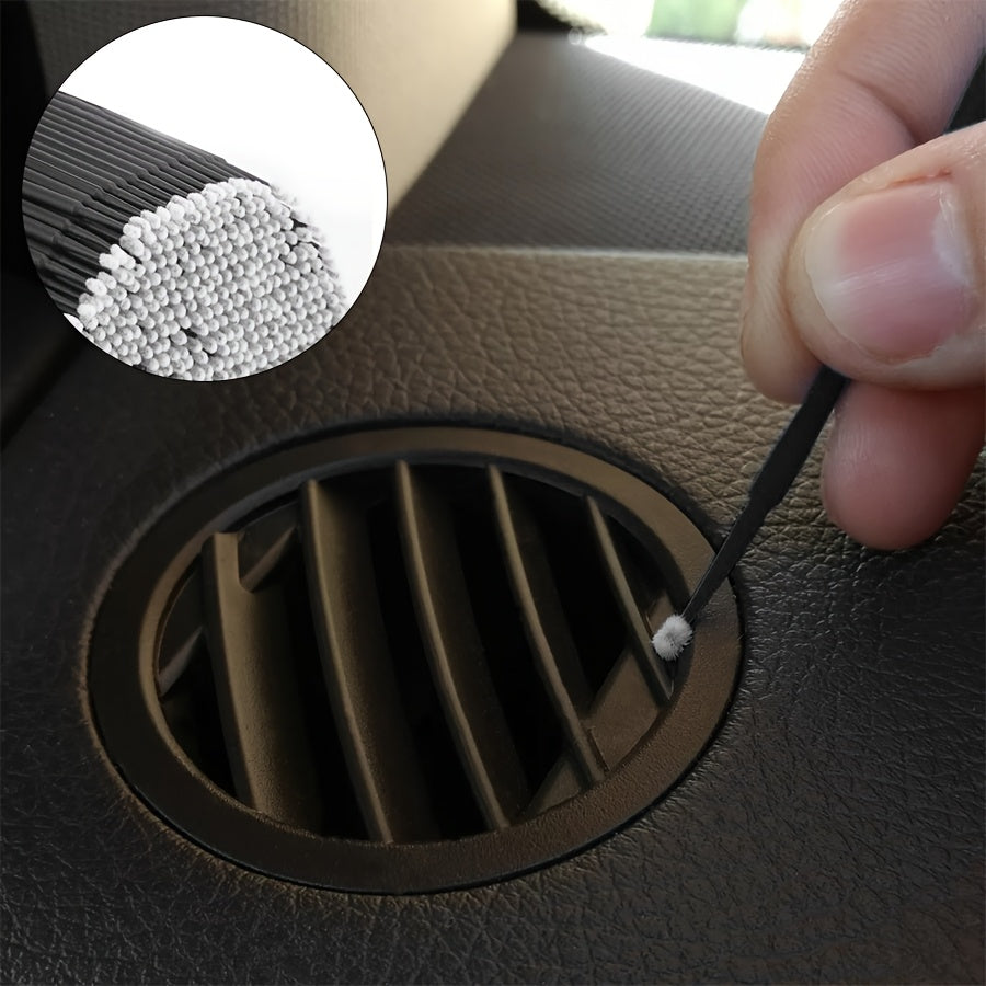 100 Pcs Mini Car Detailing Brushes Soft Bristles for Auto Cleaning